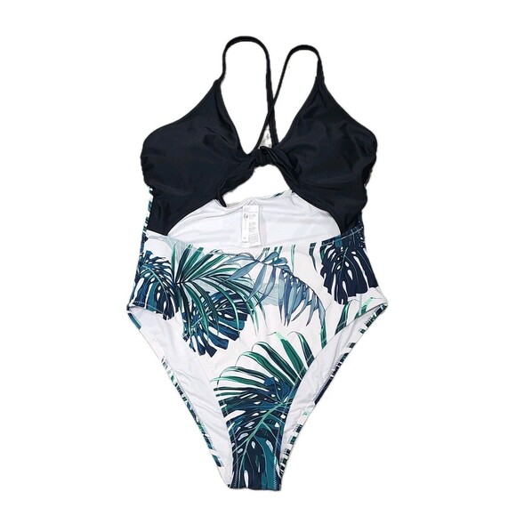 Cupshe Tropical Cut Out One Piece Swimsuit Sizes XL - Picture 1 of 7